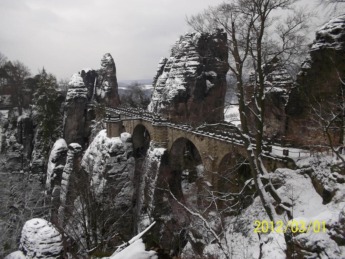 Ferienwohnung Zum Lilienstein Bad Schandau Exterior photo